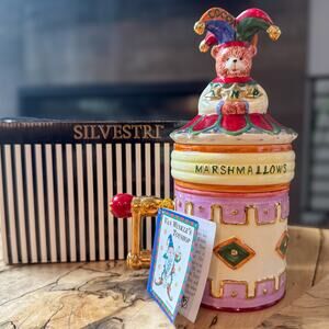 Vintage 90's Silvestri Van Winkle's Toyshop Bear Cocoa Bell Mug Tracy Flickinger